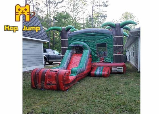 Zabawny nadmuchiwany bramkarz na podwórku Combo Bouncing Jumper dla dzieci