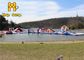 OEM ODM Water Park Inflatables Pływająca zjeżdżalnia wodna dla jeziora CE SGS