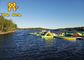 OEM ODM Water Park Inflatables Pływająca zjeżdżalnia wodna dla jeziora CE SGS