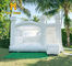 17ft White Wedding Bouncer Slide Combo Inflatable Bounce House Combo ze zjeżdżalnią
