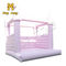 PVC Pink Wedding Nadmuchiwany dom Bounce 0,55 mm 13 stóp Zamek Odporny na promieniowanie UV