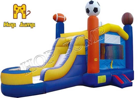 Gry karnawałowe GSKJ Kids Inflatables 4x7 Dry Slide Bounce House