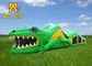 Nadmuchiwany dmuchany zamek z PVC Trampolina Combo Kids Inflatable Green