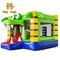 Kolorowe dzieci dmuchane bramkarze Castle House 4 szwy Mini Bounce Crocodile Design