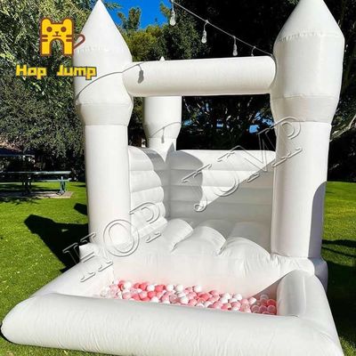 Jakość 10ft SGS Mini Inflatable Bounce House Wszystkie białe bluzy dla dzieci dla dzieci Ognioodporne fabryka