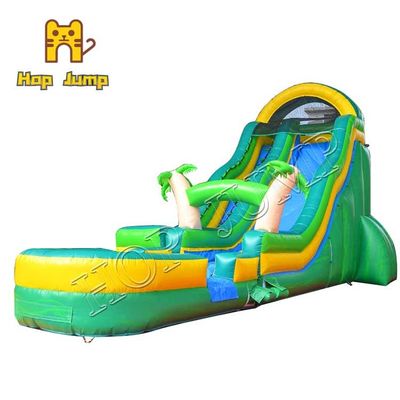 Letnia tropikalna zjeżdżalnia 1000D Vinyl Kids Wet Dry Slide Rozrywka na świeżym powietrzu